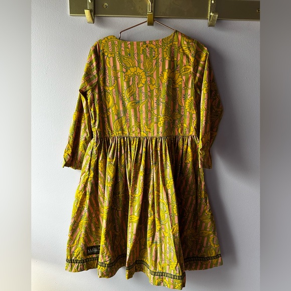 Matilda Jane Paint by Number Yellow Floral Dress Size 8 - Picture 8 of 10